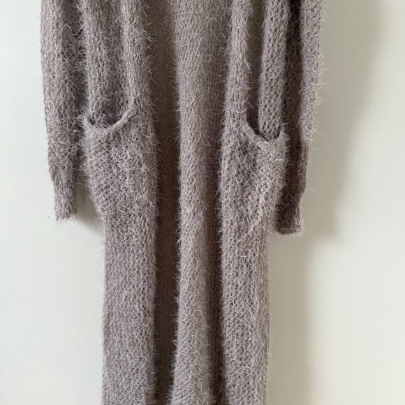 Anthropologie Sunday In Brooklyn Eyelash Open Knit Longline Cardigan Coquette S - Picture 4 of 10